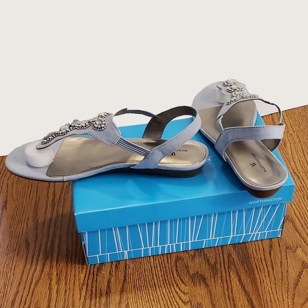 Worthington Odette Suede Sandals NWT - Picture 2 of 8